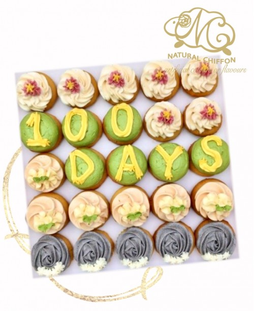 mini cupcake set E (10個字母)